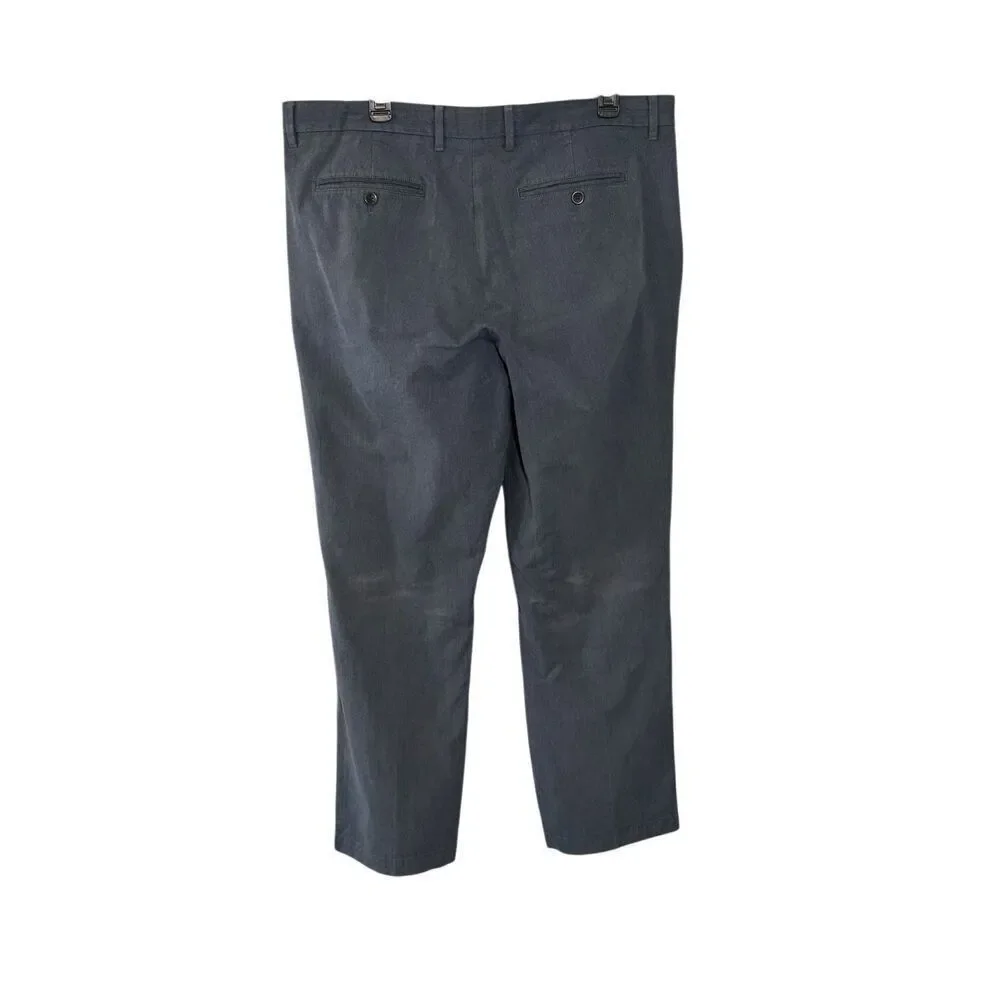 Banana Republic Straight Fit blue cotton chino pants - 36/32